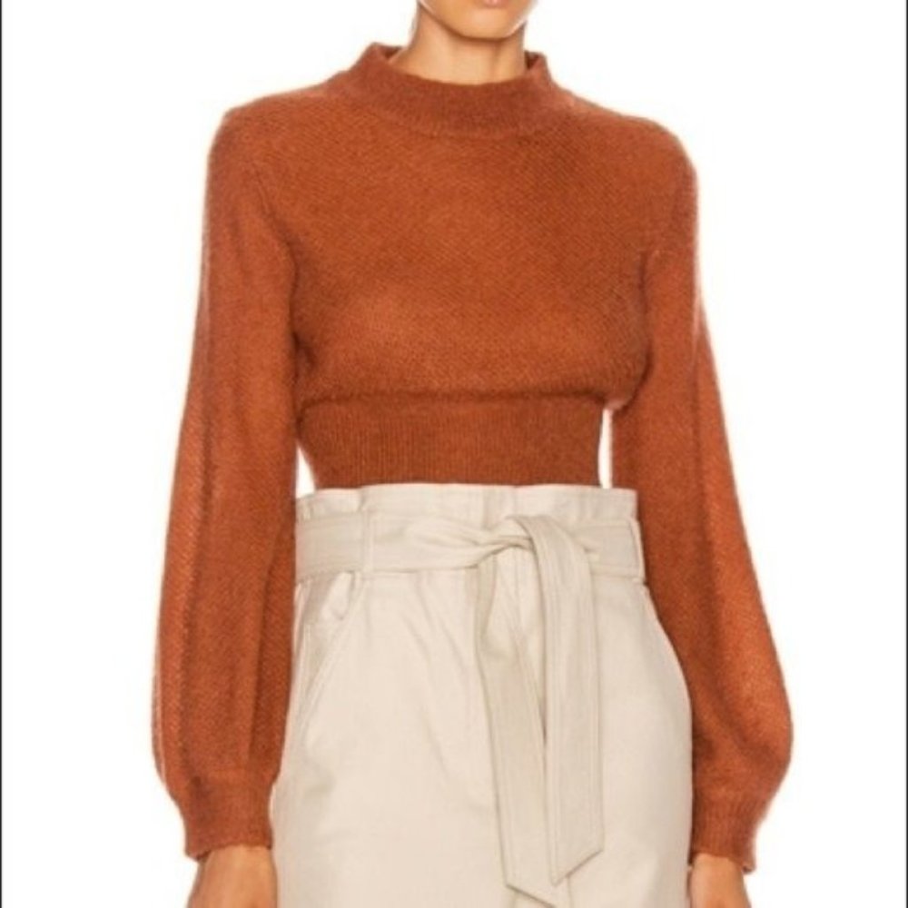 Nicholas Balloon Sleeve Blouson Sweater